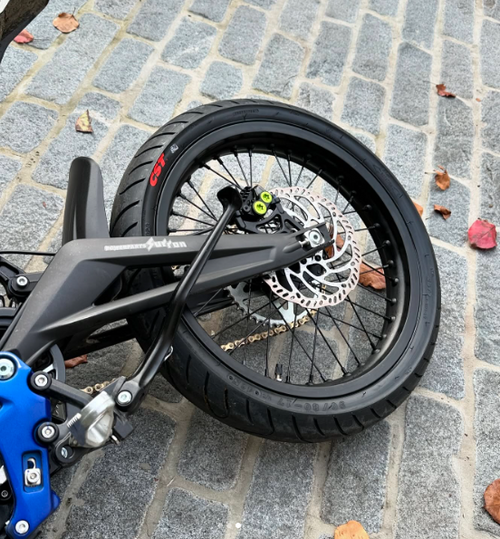 CST 17" Surron LBX / E Ride Pro Supermoto Wheel Set - Black